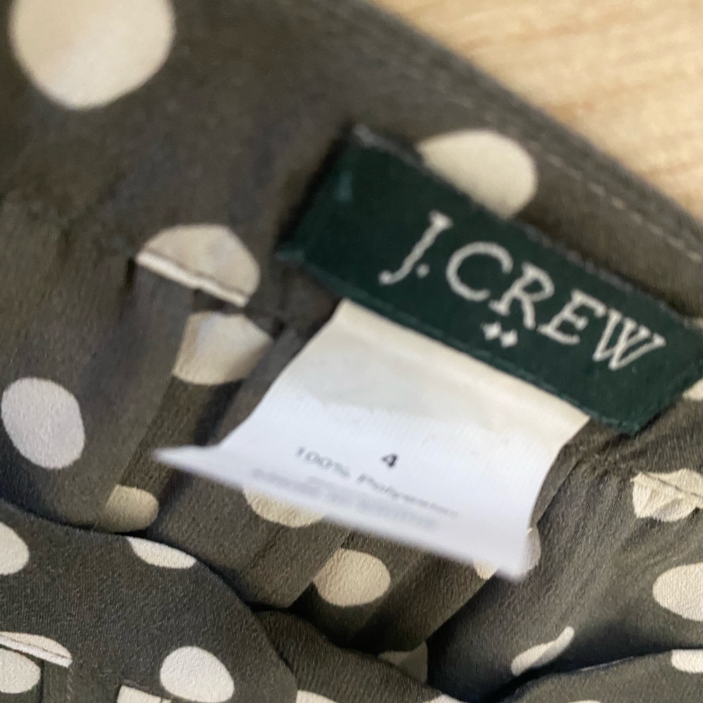 Jcrew Button-Down Blouse, Small 4 With Ruffle And… - image 2